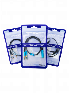 Орбита OT-AVC44 Серебро переходник аудио (гнездо 3,5 мм на 2 штекера Джек 3,5 мм) (УПАКОВКА 10шт)